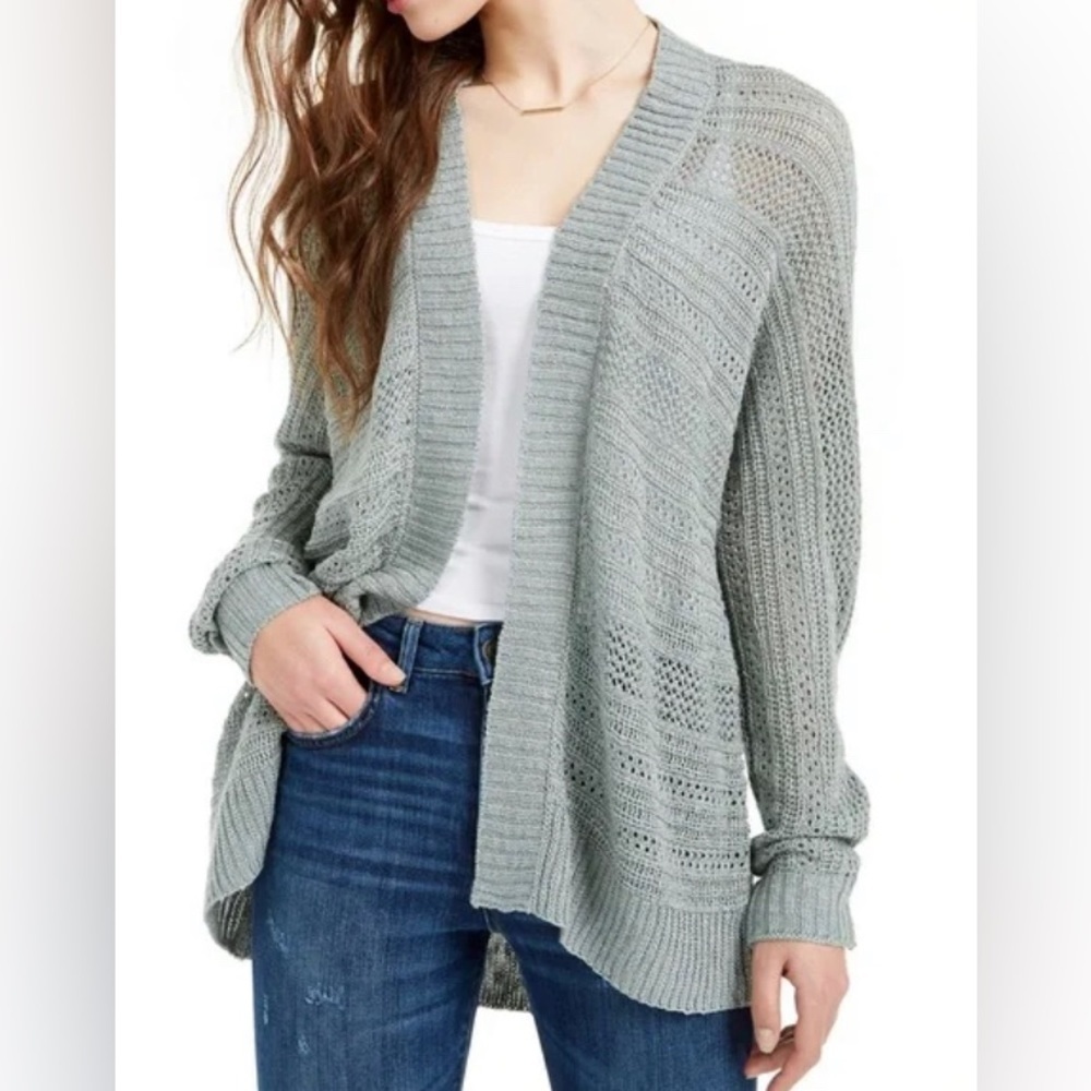 NWT Hippie Rose Juniors' Textured Dolman- Sleeve Cardigan size S